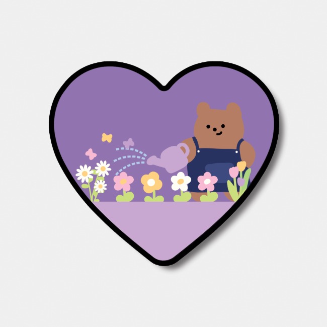 [하트톡♥] purple flower bed