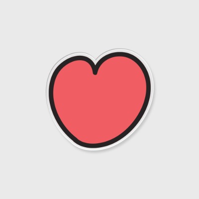 [아크릴톡] heart pattern