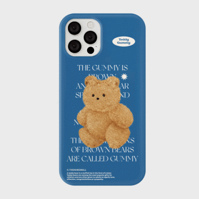called teddy gummy [하드 폰케이스]아이폰케이스 아이폰 11 12 12미니 13 미니 엑스 프로 맥스 se2 케이스 핸드폰 갤럭시 커플 곰돌이 캐릭터