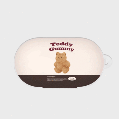 warm color teddy gummy [버즈, 버즈플러스 케이스]