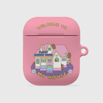 pink house gummy [hard 에어팟케이스 시리즈]