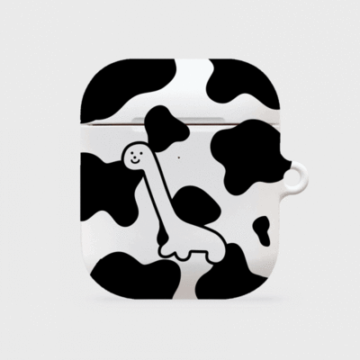 cow pattern dino [hard 에어팟케이스 시리즈]