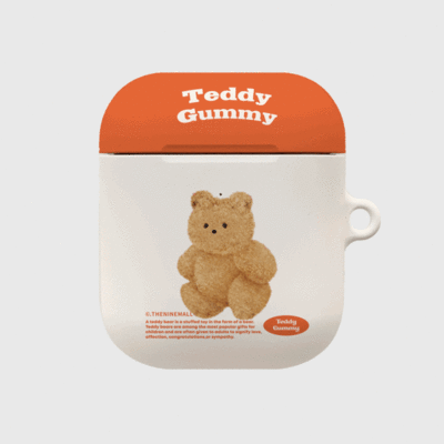 warm color teddy gummy [hard 에어팟케이스 시리즈]