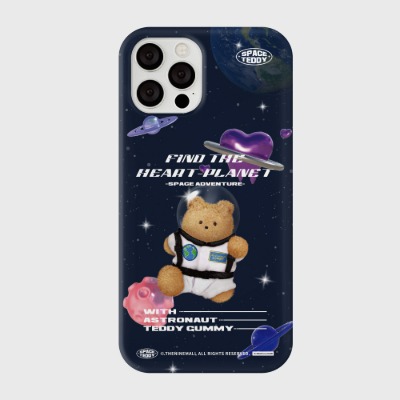 space teddy [하드 폰케이스]아이폰케이스 아이폰 11 12 12미니 13 미니 엑스 프로 맥스 se2 케이스 핸드폰 갤럭시 커플 곰돌이 캐릭터