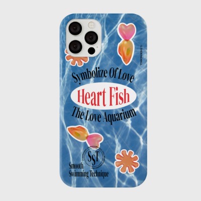 sticker heart fish [하드 폰케이스]아이폰케이스 아이폰 11 12 12미니 13 미니 엑스 프로 맥스 se2 케이스 핸드폰 갤럭시 커플 곰돌이 캐릭터