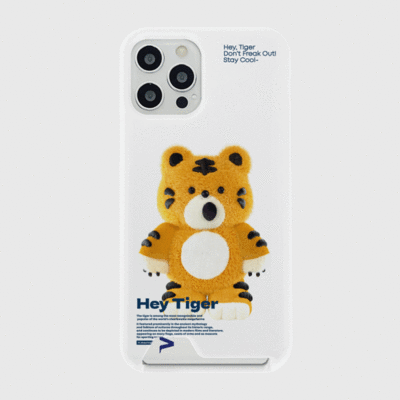 stand hey tiger [카드수납 폰케이스]아이폰14케이스 13 12 미니 mini 엑스 프로 pro 맥스 케이스 핸드폰 커플 캐릭터 갤럭시 커플 곰돌이 캐릭터