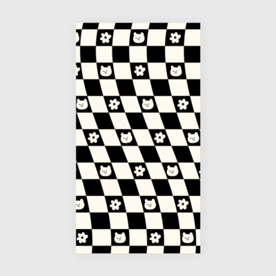 [8월31일 순차출고] checkerboard gummy 비치타올