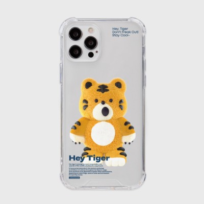 stand hey tiger [탱크투명 폰케이스]아이폰14케이스 13 12 미니 mini 엑스 프로 맥스 케이스 핸드폰 커플 캐릭터 젤리 투명 변색 없는 투명하드