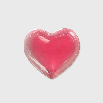 [에폭시톡] pink clear heart
