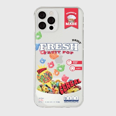gummys cereal [클리어 폰케이스]아이폰14케이스 13 12 미니 mini 엑스 프로 맥스 케이스 핸드폰 커플 캐릭터 젤리 투명 변색 없는 투명하드