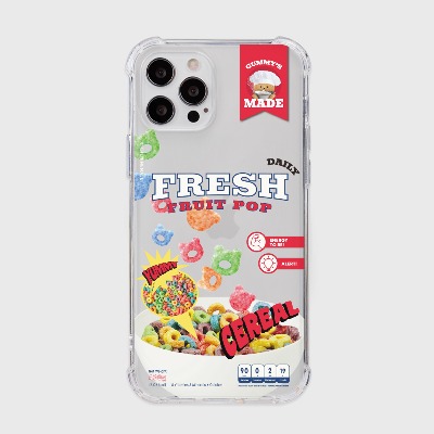gummys cereal [탱크투명 폰케이스]아이폰14케이스 13 12 미니 mini 엑스 프로 맥스 케이스 핸드폰 커플 캐릭터 젤리 투명 변색 없는 투명하드