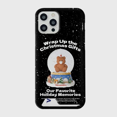 구미 스노우볼 [카드수납 폰케이스]아이폰14케이스 13 12 미니 mini 엑스 프로 pro 맥스 케이스 핸드폰 커플 캐릭터 갤럭시 커플 곰돌이 캐릭터