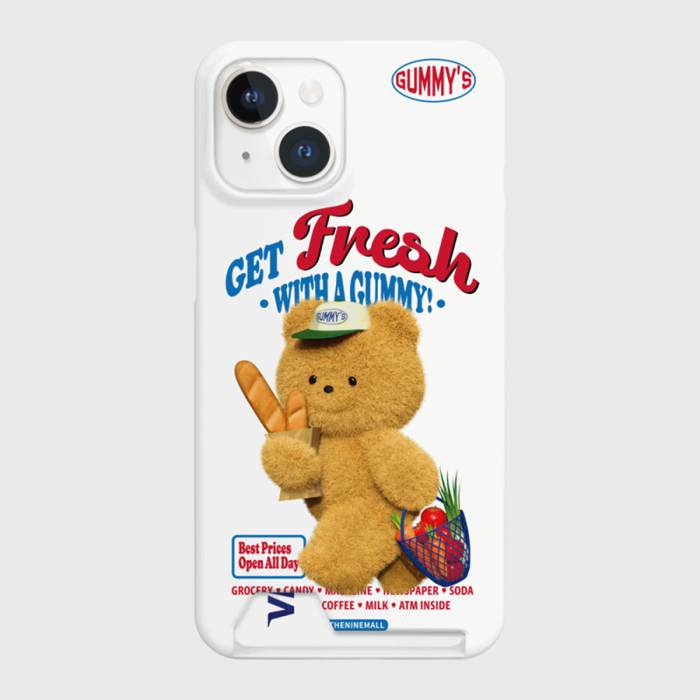 gummys fresh market [카드수납 폰케이스]아이폰14케이스 13 12 미니 mini 엑스 프로 pro 맥스 케이스 핸드폰 커플 캐릭터 갤럭시 커플 곰돌이 캐릭터