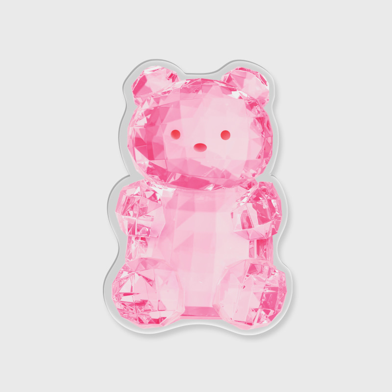 [아크릴스마트톡] pink light gummy