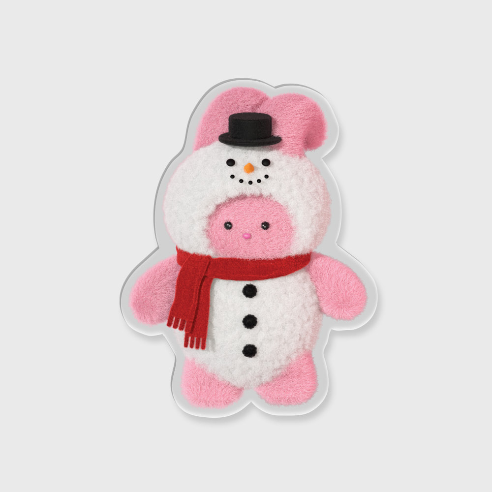 [아크릴스마트톡] greetings windy snowman