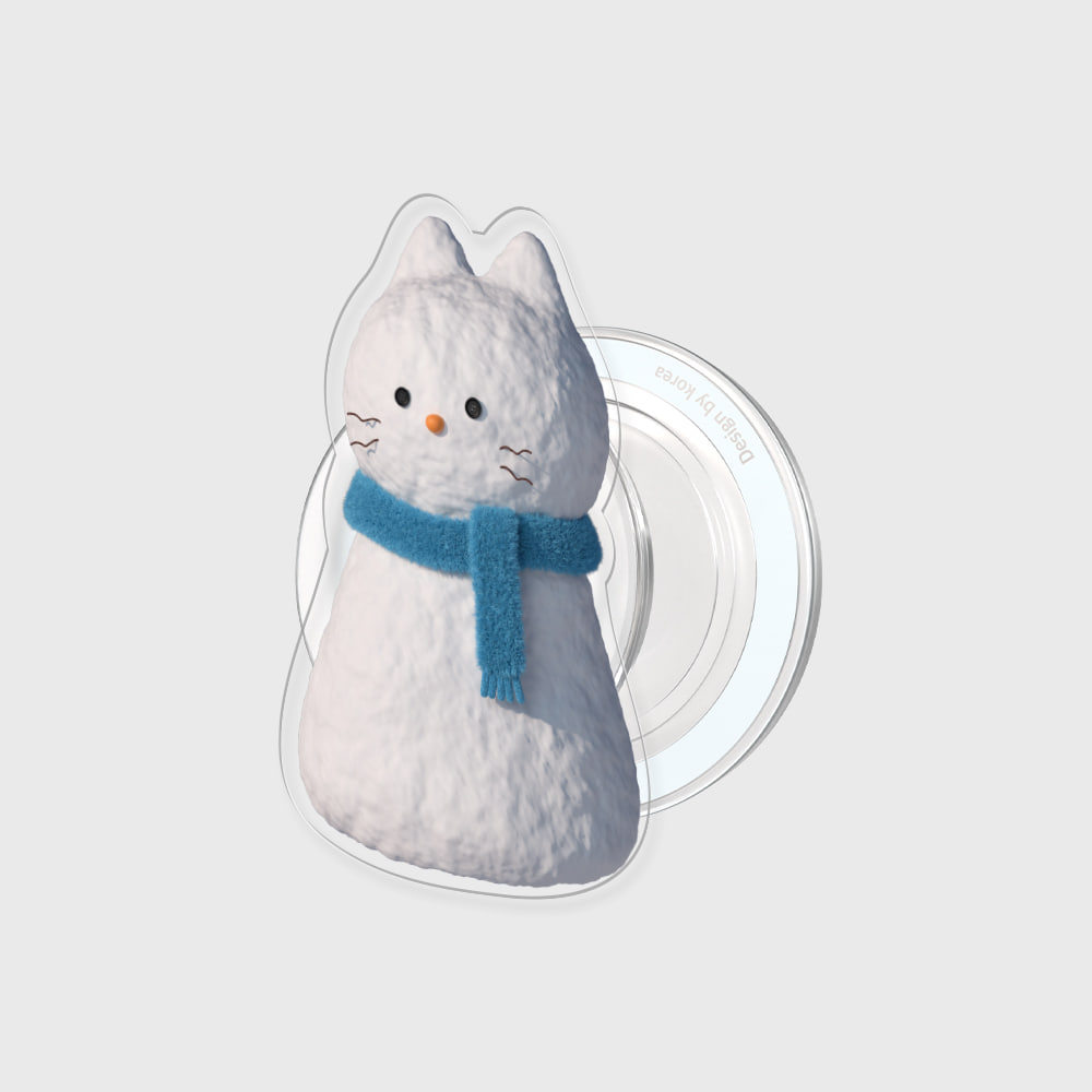 [맥세이프 아크릴스마트톡] hey cat snowman