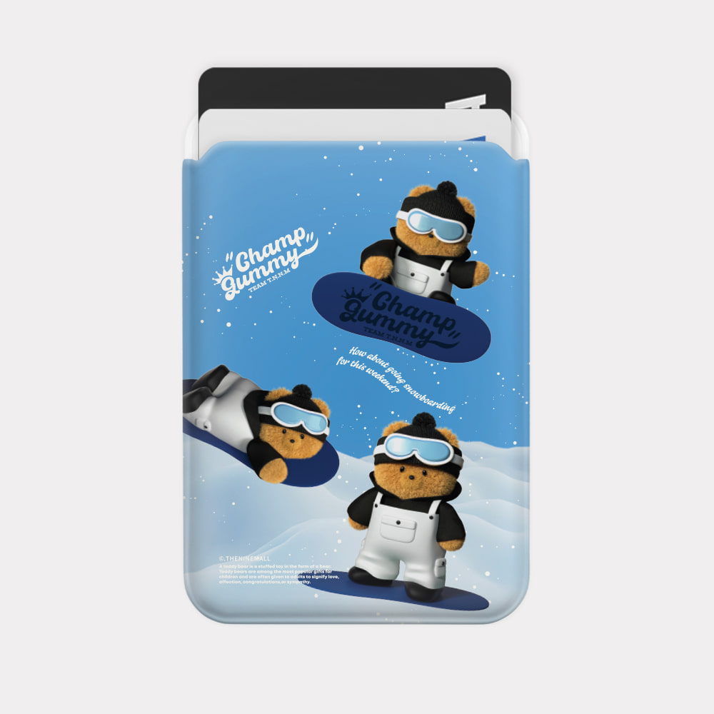 pattern snowboarder gummy [맥세이프 카드슬롯]