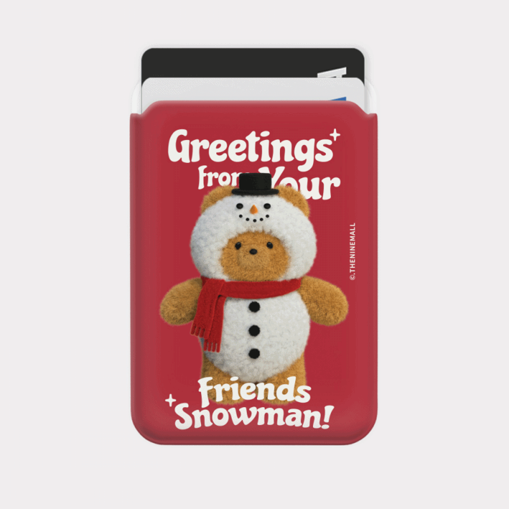 greetings gummy snowman [맥세이프 카드슬롯]