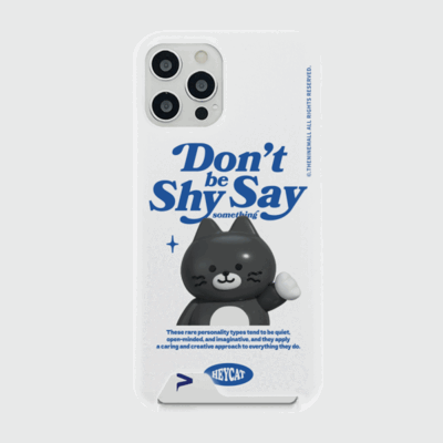 shy hey cat [카드수납 폰케이스]아이폰14케이스 13 12 미니 mini 엑스 프로 pro 맥스 케이스 핸드폰 커플 캐릭터 갤럭시 커플 곰돌이 캐릭터