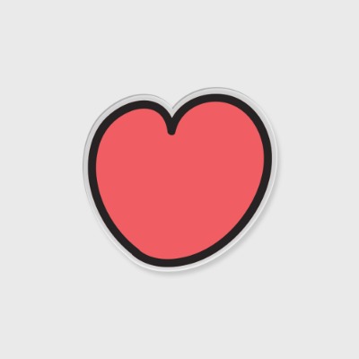 [아크릴스마트톡] heart pattern