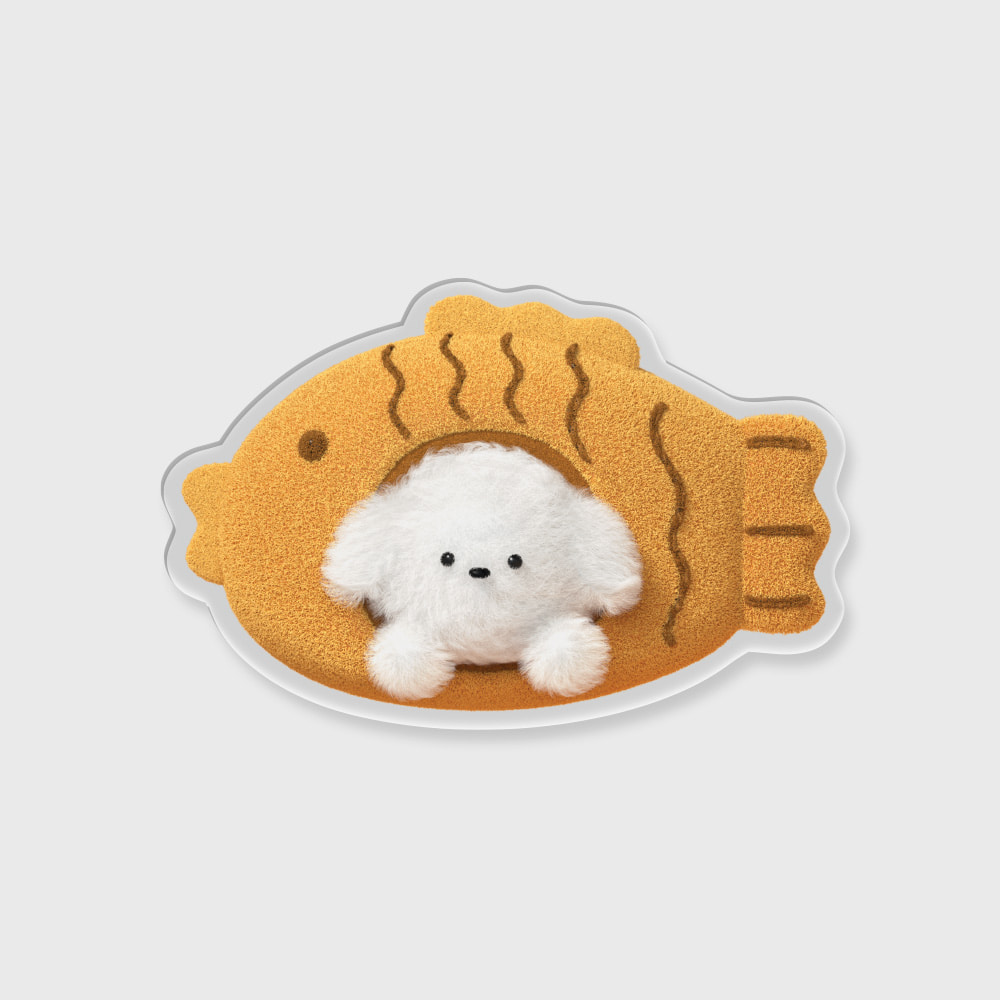 [아크릴스마트톡] fish bread puppy
