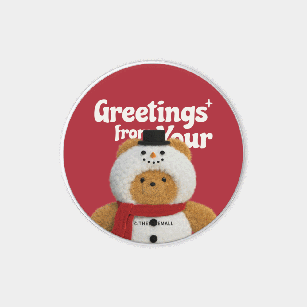 [스마트톡] greetings gummy snowman